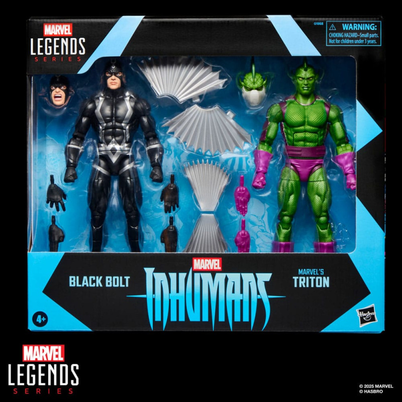 Inhumans Marvel Legends Action Figure 2-Pack Black Bolt & Marvel's Triton 15 cm 1