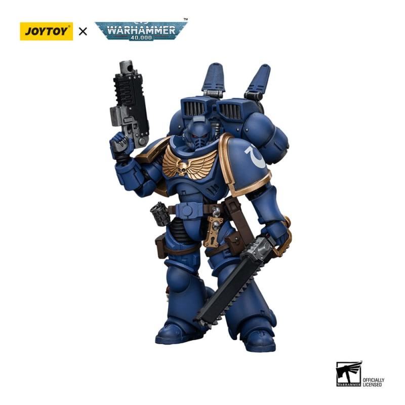 Warhammer 40k Action Figure 1/18 Ultramarines Jump Pack Intercessors Intercessor 1 12 cm