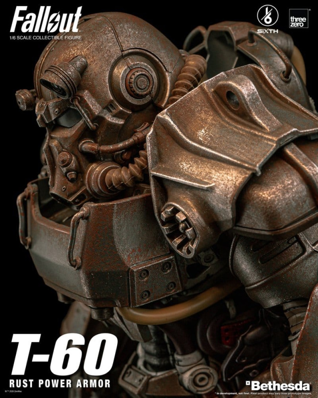 Fallout Action Figure 1/6 T-60 Rust Power Armor 14