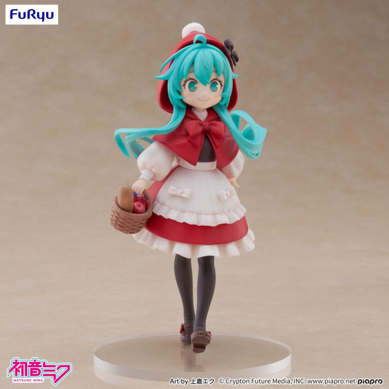 Hatsune Miku Desktop Fairy PVC Statue Hatsune Miku Little red riding hood Ver. 16 cm 2