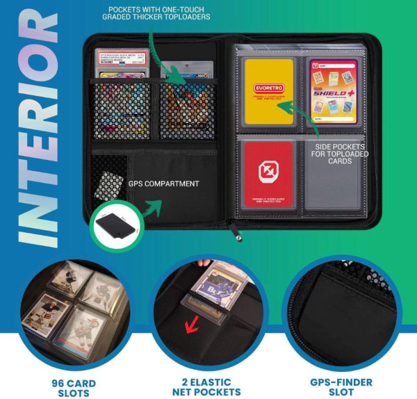 Evoretro Shield+ Topload Cards Binder Compact 96 Karten Black 3