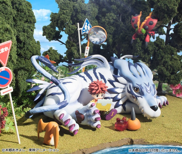 Digimon Adventure G.E.M. Series PVC Figure Garurumon & Ishida Yamato 25 cm (Repeat) 5