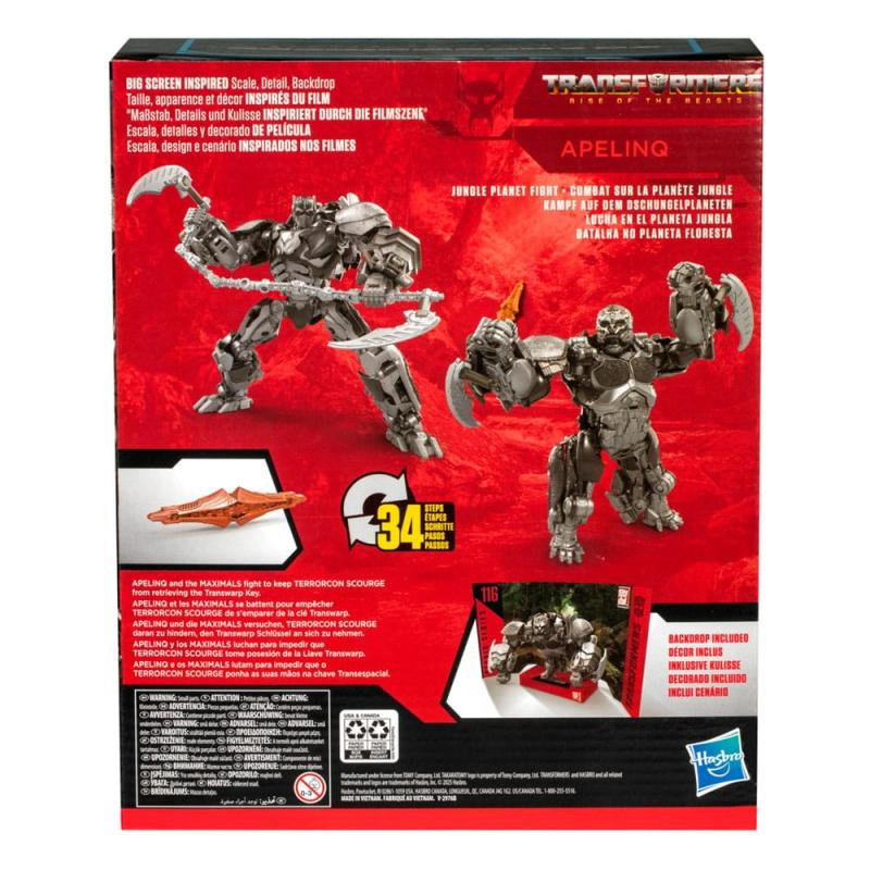 Transformers: Rise of the Beasts Generations Studio Series Leader Class Action Figure Apelinq 22 cm