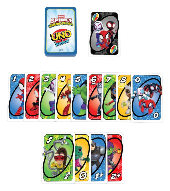 Spidey & His Amazing Friends UNO Junior Card Game 2