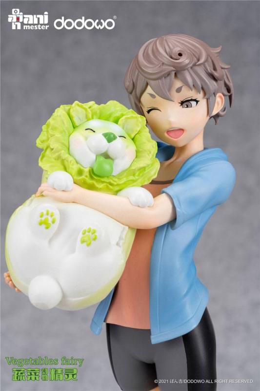 Original Character Statue 1/7 Vegetable Fairies Sai and Cabbage Dog 25 cm