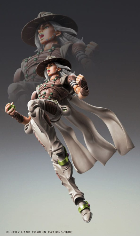 JoJo's Bizarre Adventure Part7 Steel Ball Run Super Action Action Figure Chozokado Gyro Zeppeli Thir 5