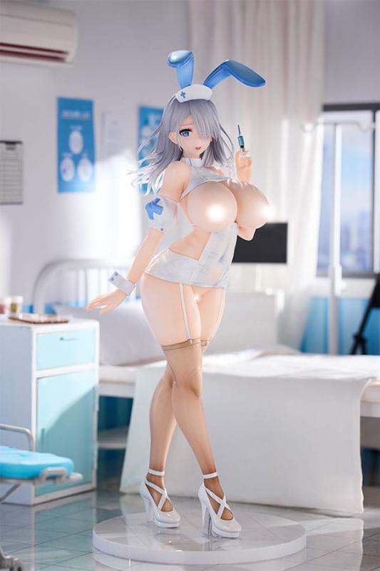 Original Character PVC 1/6 Blue Nurse Bunny 29 cm