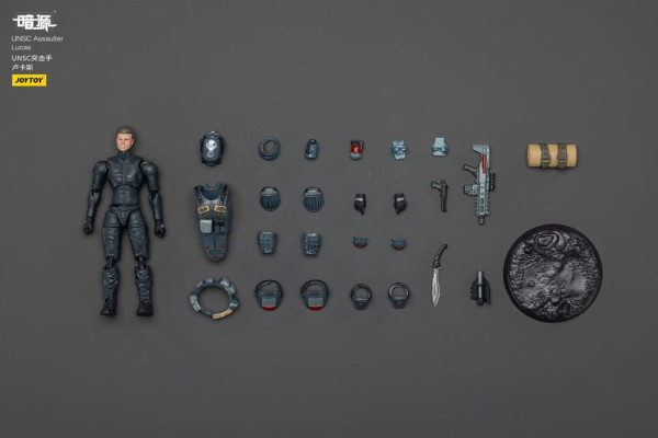 UNSC Dark Source Action Figur Assaulter Lucas 7 cm 9