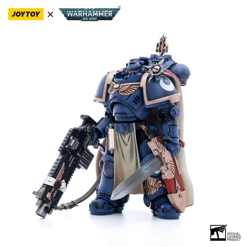 Warhammer 40k Action Figure 1/18 Ultramarines Captain with Master-Crafted Heavy Bolt Rifle 12 cm 12