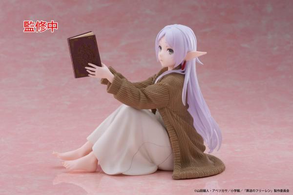 Frieren: Beyond Journey's End PVC Statue Desktop Cute Figure Frieren Roomwear Ver. 13 cm 1