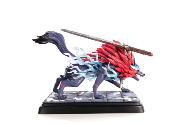 Okami Statue Oki (Wolf Form) 35 cm 8