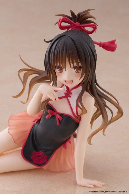 To Love-Ru Darkness PVC Statue Desktop Cute Figure Mikan Yuki Chinese Dress Ver. 13 cm 7