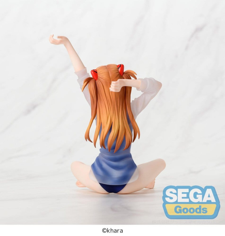 Rebuild of Evangelion Yumemirize PVC Figure Asuka Shikinami Langley School Swimsuit Ver. 16 cm 1