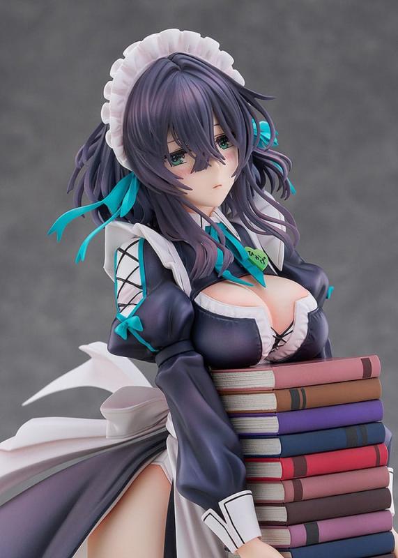 Original Illustration PVC Statue 1/6 Maid Maison Hanikami Kanojo Hikage Chigami Illustration by Piro 3