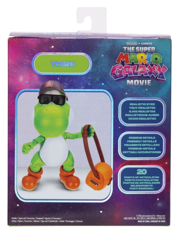 The Super Mario Galaxy Movie Action Figure Yoshi 13 cm 3