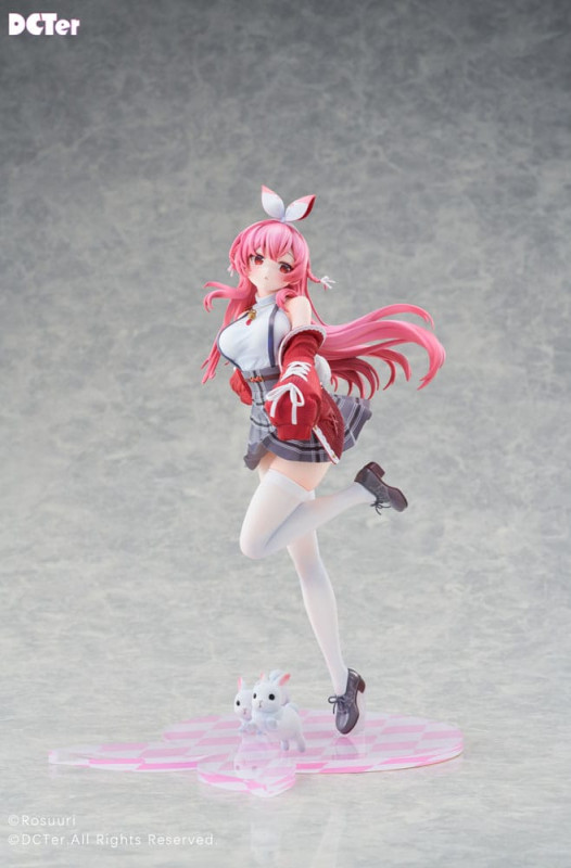 Rosuuri Original Character PVC Statue 1/7 White Rabbit Rosu Casual Clothes Ver. 25 cm 9