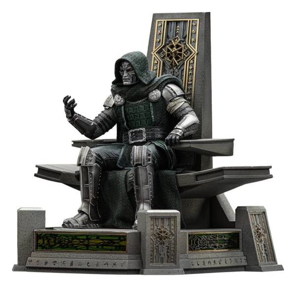 Avengers: Doomsday Art Scale Statue 1/10 Doctor Doom on Throne 22 cm 3
