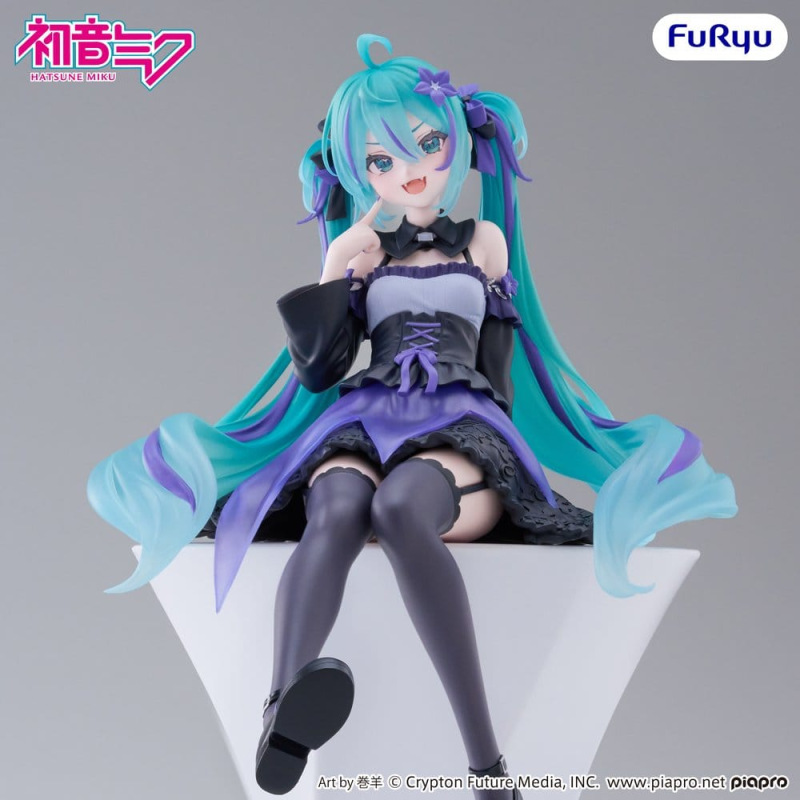 Hatsune Miku Noodle Stopper PVC Figure Flower Fairy Bellflower 14 cm 6