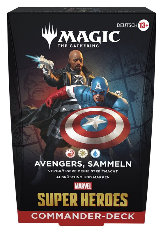 Magic the Gathering Marvel Super Heroes Commander Decks Case (4) german 2