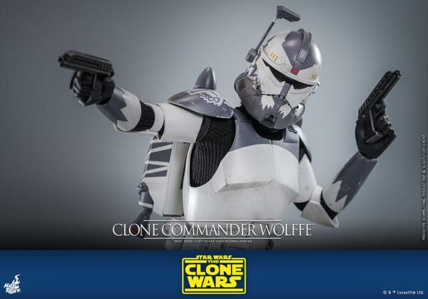 Star Wars: The Clone Wars Action Figure 1/6 Clone Commander Wolffe 30 cm 11