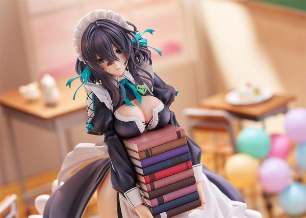 Original Illustration PVC Statue 1/6 Maid Maison Hanikami Kanojo Hikage Chigami Illustration by Piro 8