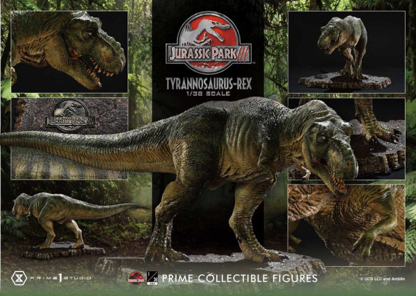 Jurassic Park III Prime Collectibles Statue 1/38 T-Rex 17 cm 1