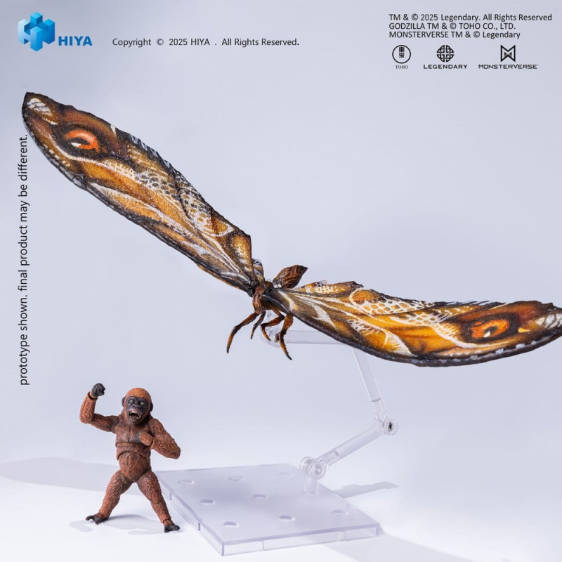 Godzilla x Kong: The New Empire Exquisite Basic Series Action Figure Mothra Premium Set 3