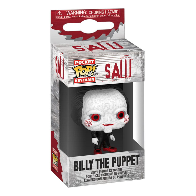 Saw Pocket POP! Vinyl Keychains 4 cm Billy the Puppet Display (12) 1