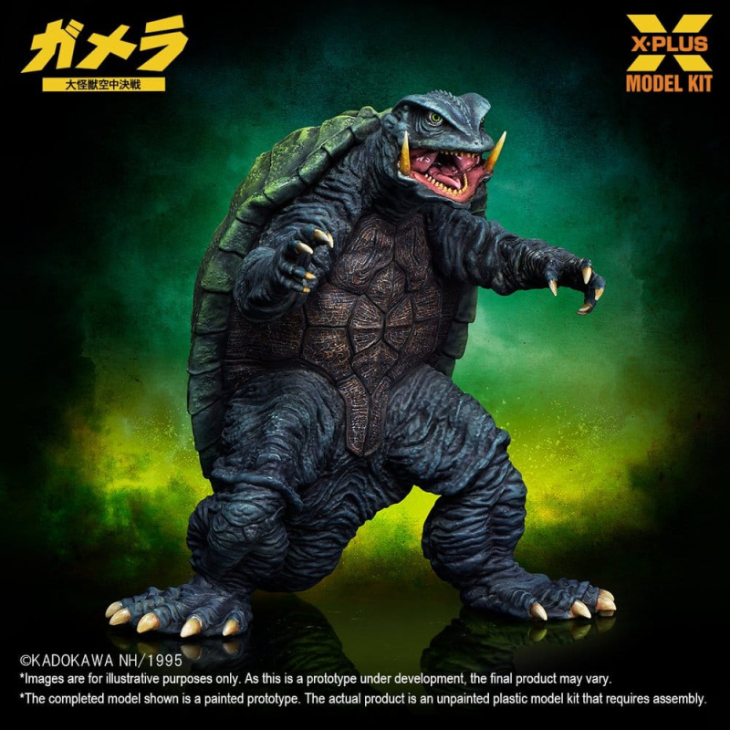 Gamera: Guardian of the Universe (1995) Plastic Model Kit 1/700 Gamera 11 cm 3