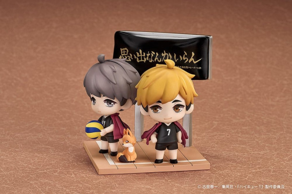 Haikyu!! Qset+ Mini Figures 2-Pack Atsumu Miya & Osamu Miya 8 cm 3