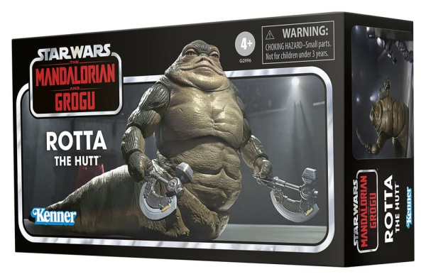 Star Wars: The Mandalorian and Grogu Vintage Collection Action Figure Rotta the Hutt 10 cm 9