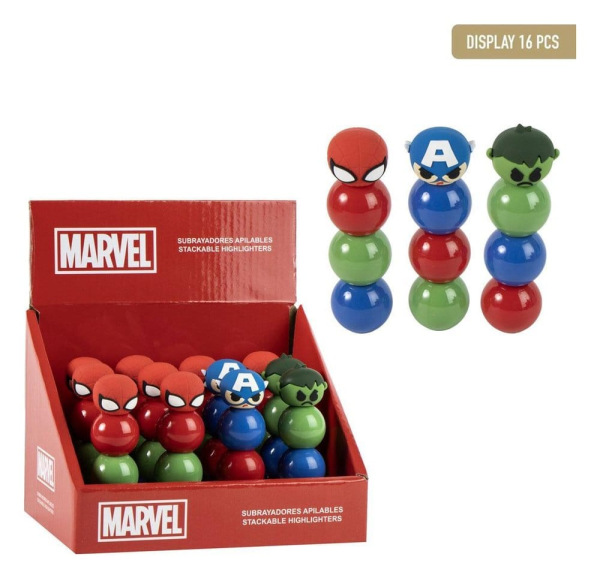 Marvel Stackable Highlighters Display (16)
