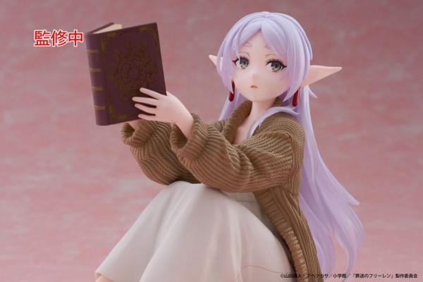 Frieren: Beyond Journey's End PVC Statue Desktop Cute Figure Frieren Roomwear Ver. 13 cm 8