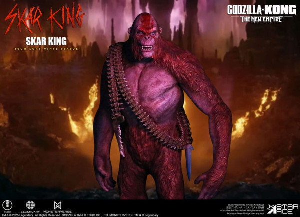 Godzilla vs. Kong: The New Empire Soft Vinyl Statue Skar King Unleash the Titan 30 cm 7