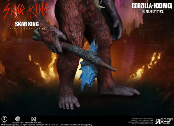 Godzilla vs. Kong: The New Empire Soft Vinyl Statue Skar King Unleash the Titan 30 cm 10