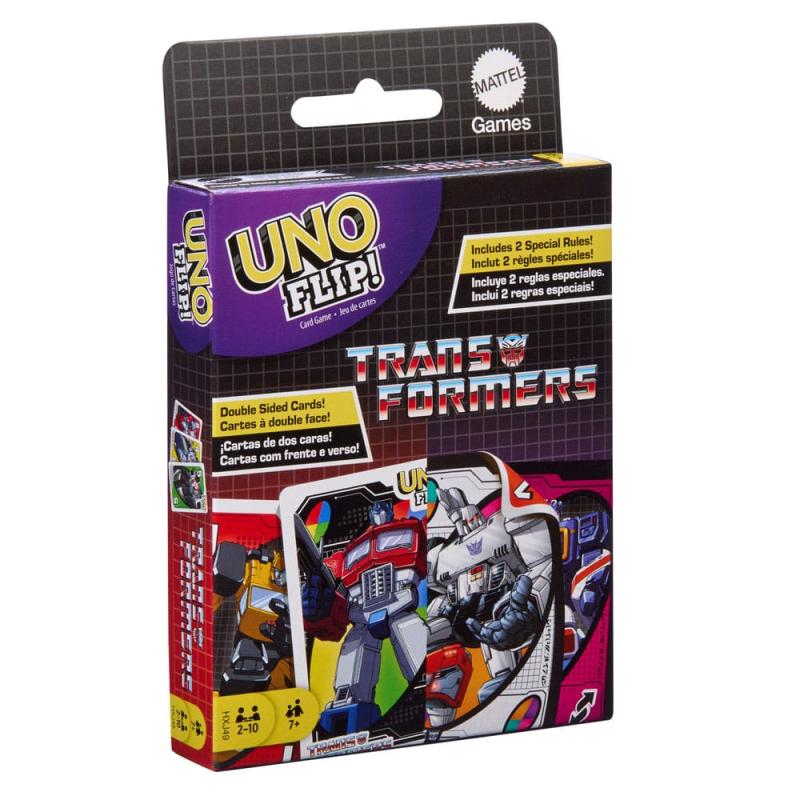 Transformers UNO Flip! Card Game