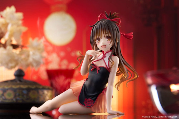 To Love-Ru Darkness PVC Statue Desktop Cute Figure Mikan Yuki Chinese Dress Ver. 13 cm 10