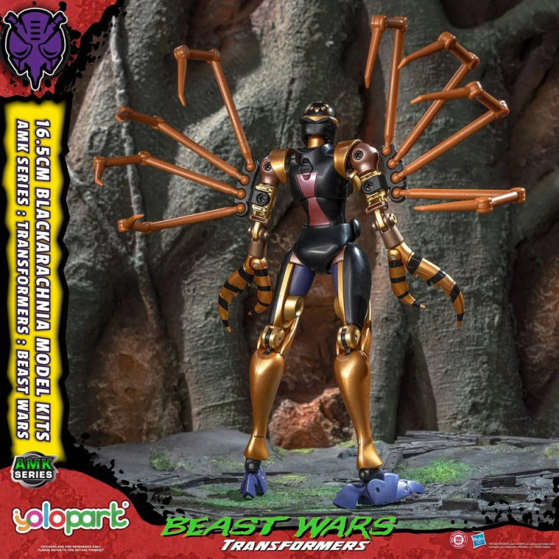 Transformers AMK Series Plastic Model Kit Beast Wars Blackarachnia 18 cm 1