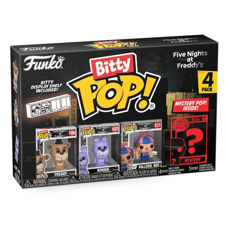 Five Nights at Freddy's Bitty POP! Vinyl Figure 4-Pack Freddy 2,5 cm 2