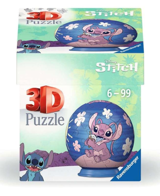 Disney Stitch 3D Puzzle Ball Angel (55 pieces) 1