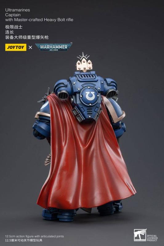 Warhammer 40k Action Figure 1/18 Ultramarines Captain with Master-Crafted Heavy Bolt Rifle 12 cm 2