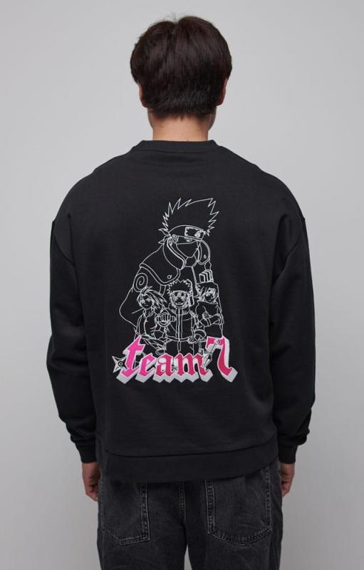 Naruto Shippuden Sweatshirt Graphic Black Size XL