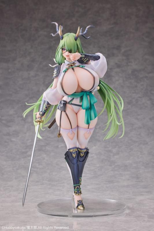 Original Character PVC Statue 1/6 Dokuganryu-chan Illustrated by Mataro 30 cm