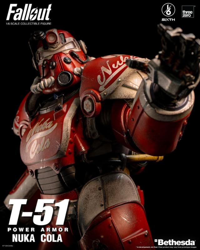 Fallout Action Figure 1/6 T-51 Nuka Cola Power Armor 37 cm 12