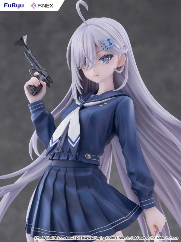 Playing Death Games to Put Food on the Table PVC Figure 1/7 Yuki School Uniform Ver. 24 cm 4