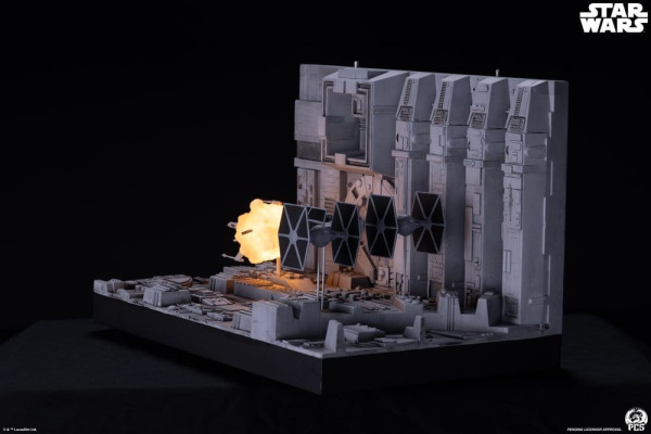 Star Wars Movie Moments Mini Scale Diorama Trench Run 23 cm 4