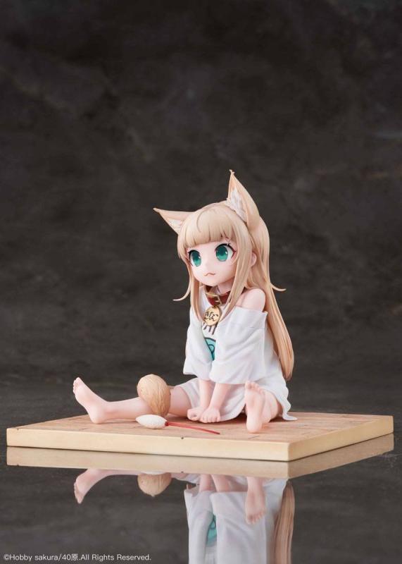 My Cat Is a Kawaii Girl PVC Statue 1/6 Kinako Sitting Fish Ver. 14 cm