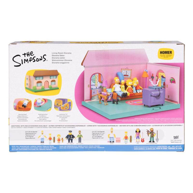 Simpsons Mini Figure Playset Living Room