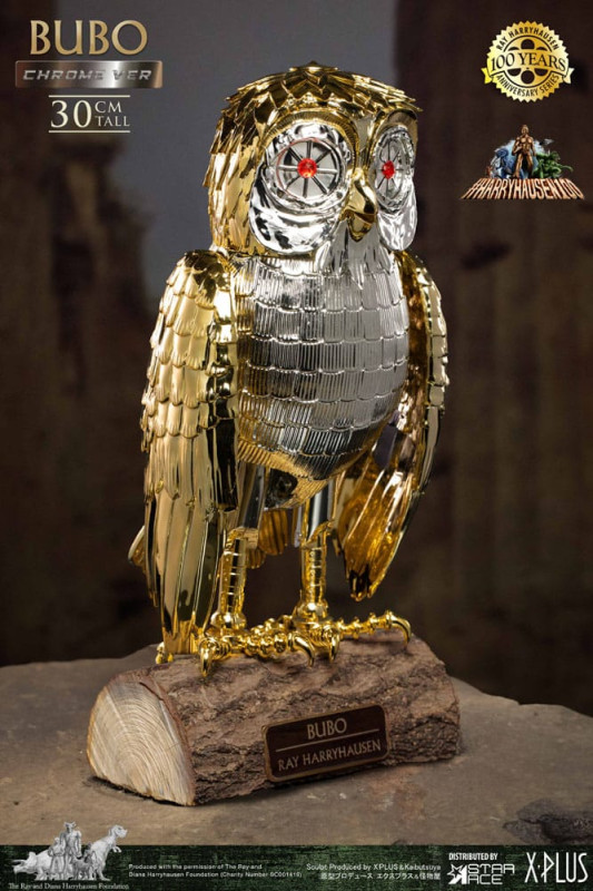 Bubo the Mechanical Owl Soft Vinyl Statue Ray Harryhausen's Bubo Chrome Ver. 30 cm 7