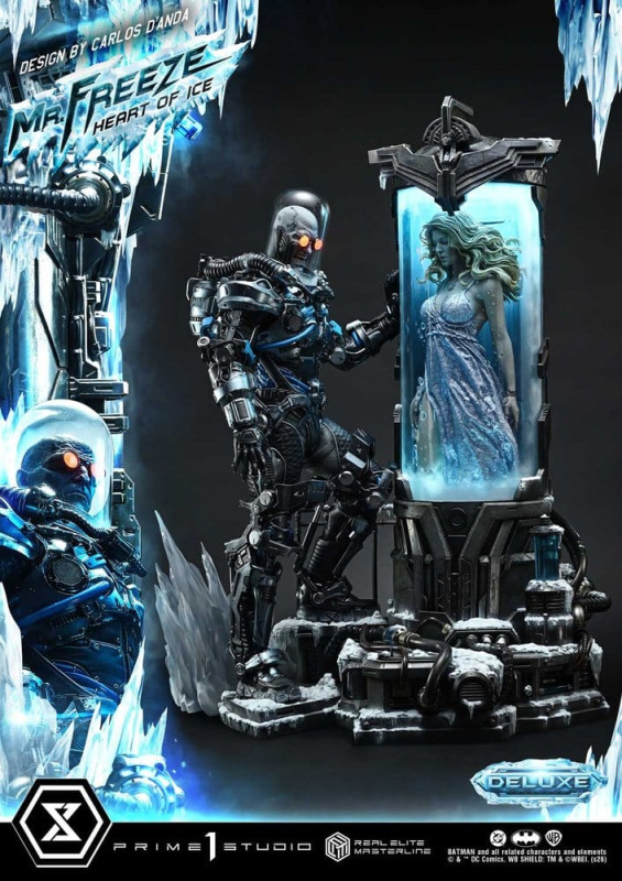 DC Comics Real Elite Masterline Series Statue 1/3 Batman (Comics) Mr. Freeze Heart of Ice (Design by